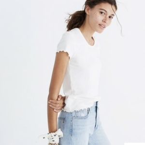 MADEWELL Baby Tee size medium
